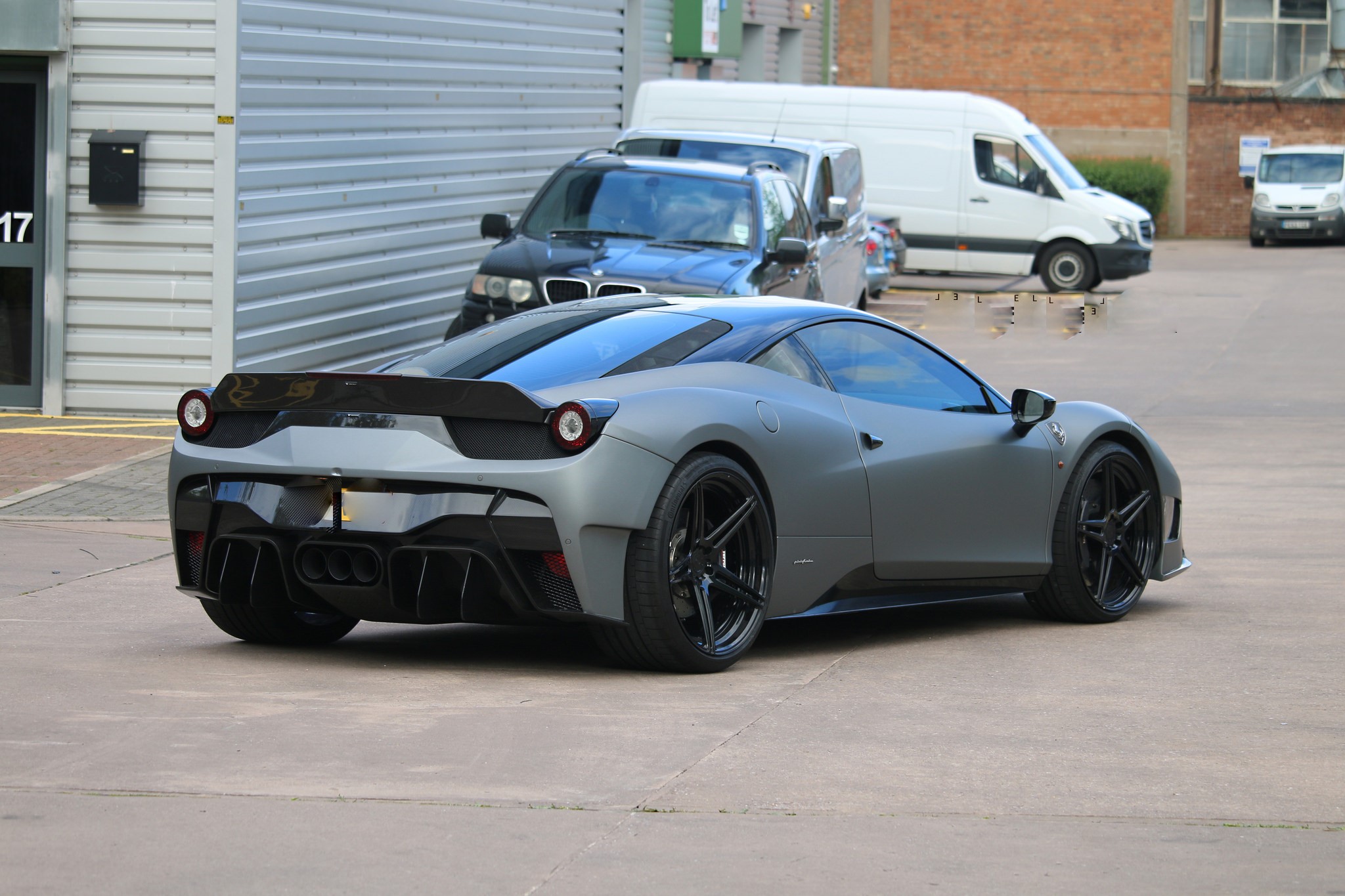 Vorsteiner 458-VX Aero Front Bumper W/ Front Spoiler Carbon Fiber