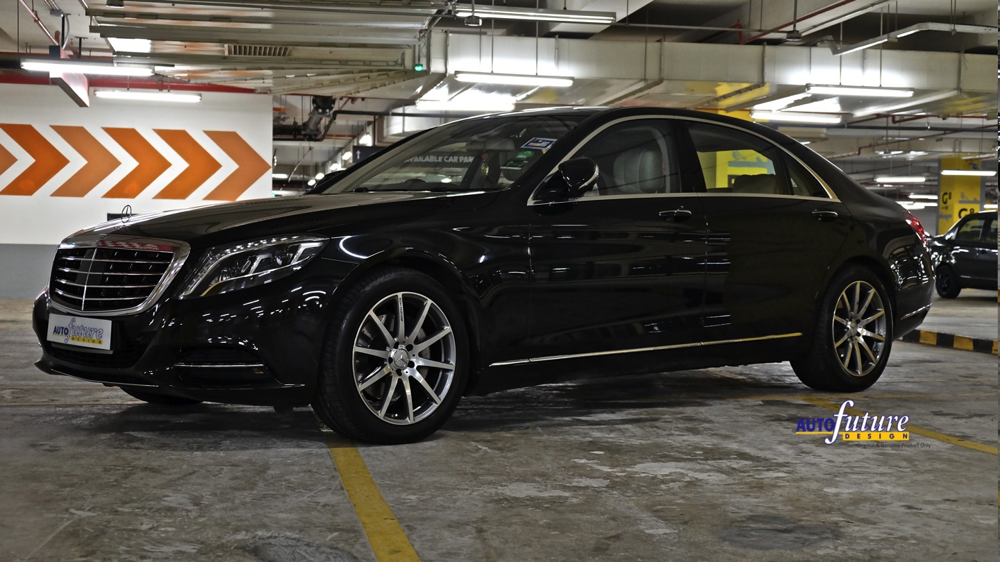 Mercedes Benz S400h On Mercedes AMG Forged 10 spoke Wheels 