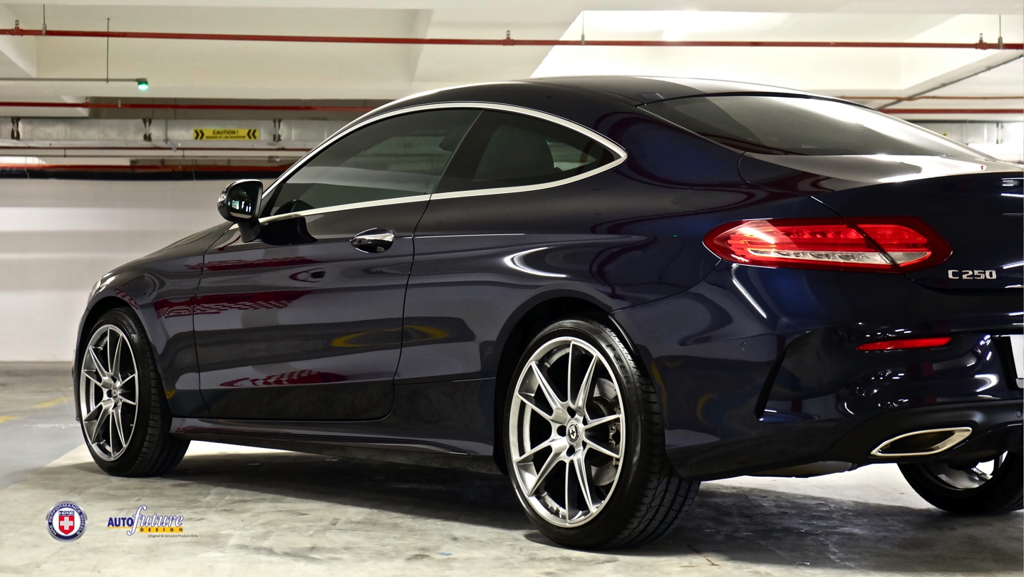 Mercedes Benz C Class Coupe C205 Equipped With HRE Performance FlowForm 
